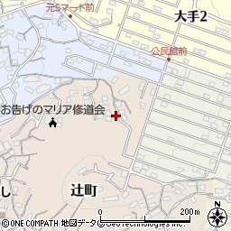 長崎県長崎市辻町21-13周辺の地図