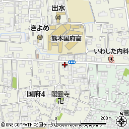 フォルム水前寺南周辺の地図