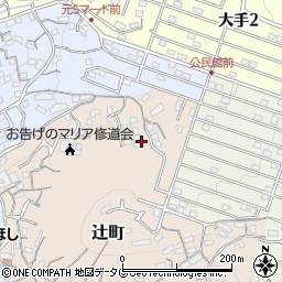 長崎県長崎市辻町21周辺の地図