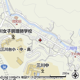 三川公舎周辺の地図