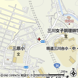 長崎県長崎市三川町1237-12周辺の地図