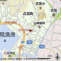 長崎市役所　中央総合事務所地域センター式見地域センター周辺の地図