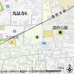 九州農政局八王寺庁舎　熊本統計・情報センター周辺の地図