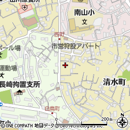 ファミリーマート長崎清水町店周辺の地図