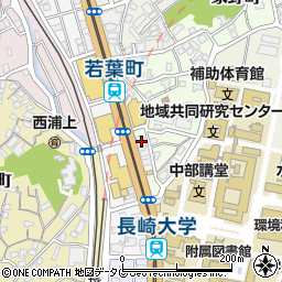 ＡＢＣ不動産　長崎大学前店周辺の地図