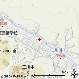 長崎県長崎市三川町1221-13周辺の地図
