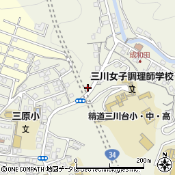 長崎県長崎市三川町1236周辺の地図