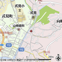 長崎県長崎市向町1182周辺の地図