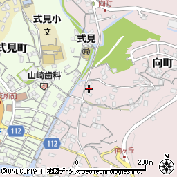 長崎県長崎市向町1319周辺の地図