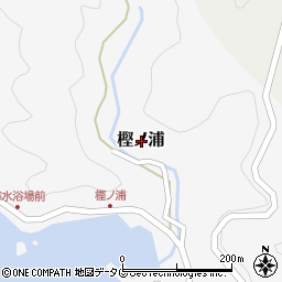 高知県幡多郡大月町樫ノ浦周辺の地図
