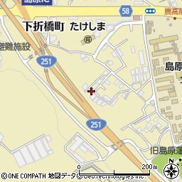 長崎県島原市下折橋町4636-17周辺の地図