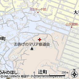 長崎県長崎市辻町19周辺の地図