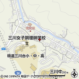 長崎県長崎市三川町1221-48周辺の地図