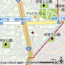 ピース歯科クリニック神水周辺の地図