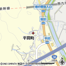 長崎県長崎市平間町863周辺の地図