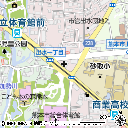 日東工業株式会社　熊本営業所周辺の地図