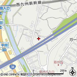 長崎県長崎市東町2210周辺の地図