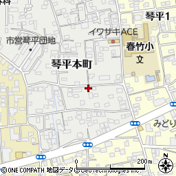 上野デリック周辺の地図