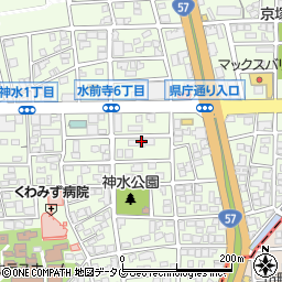 新栄総合管理株式会社　熊本支店周辺の地図