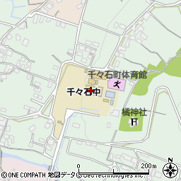 雲仙市立千々石中学校周辺の地図