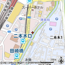 黒龍紅 熊本駅前店周辺の地図