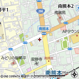三葉電機工業株式会社　熊本営業所周辺の地図