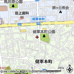 能美防災株式会社　熊本営業所周辺の地図