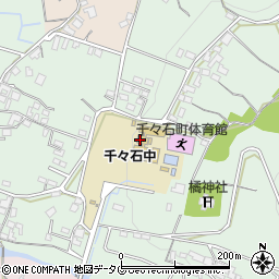 雲仙市立千々石中学校　校長室周辺の地図