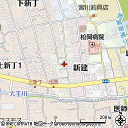 長崎県島原市北原町周辺の地図