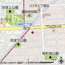 株式会社九州ジェービーエー　熊本営業所周辺の地図