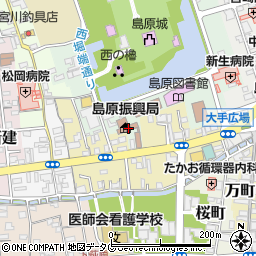 長崎県島原振興局建設部用地課周辺の地図
