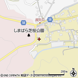 長崎県島原市下折橋町3740-10周辺の地図