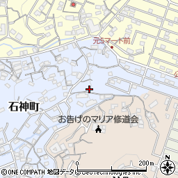 長崎県長崎市石神町39周辺の地図