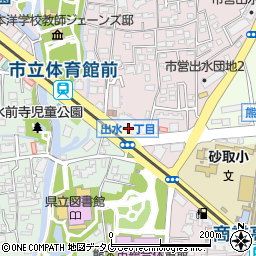 熊本勤労者住宅生活協同組合周辺の地図
