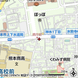 県庁正門前ビル周辺の地図