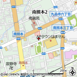 からだ元気治療院熊本中央店周辺の地図