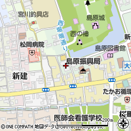 九州電力株式会社　島原営業所・コールセンター周辺の地図