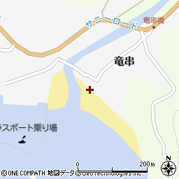 竜串公園周辺の地図