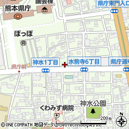 メタウォーター株式会社　熊本サービスステーション周辺の地図