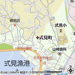 長崎県長崎市式見町周辺の地図