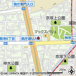 株式会社小泉産業熊本営業所周辺の地図