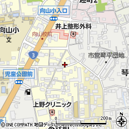 熊本ホーム設備周辺の地図