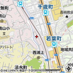 長崎県長崎市音無町2周辺の地図