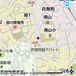 長崎県長崎市音無町10-27周辺の地図