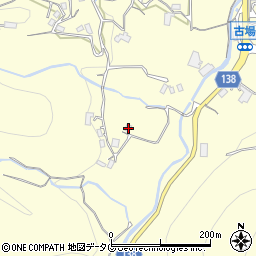 長崎県諫早市飯盛町古場357周辺の地図