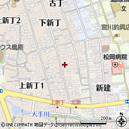 長崎県島原市下新丁2446周辺の地図
