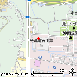 熊本県熊本市西区春日8丁目17周辺の地図