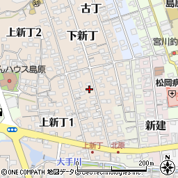 長崎県島原市下新丁2441周辺の地図