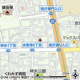 熊本県環境整備事業協同組合周辺の地図