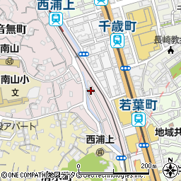 長崎県長崎市音無町2-17周辺の地図